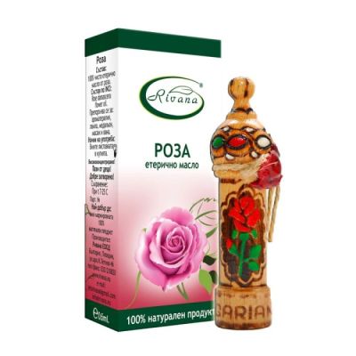 РОЗА Етерично розово масло от България х 1 мл РИВАНА | Rivana Bulgarian Rose Oil 100% Pure