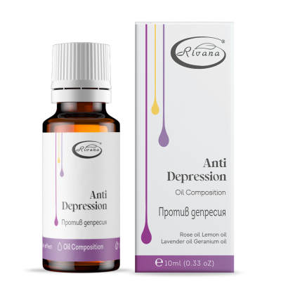 ПРОТИВ ДЕПРЕСИЯ Композиция от етерични масла х 10 мл РИВАНА | Rivana Anti Depression