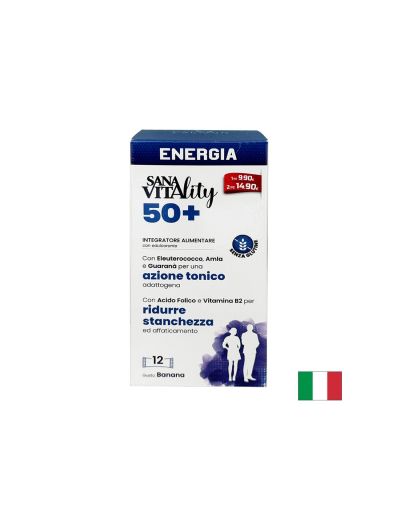 За жизненост и енергия 50+ х 12 течни сашета ПАЛАДИН ФАРМА | Paladin Pharma SanaVitality