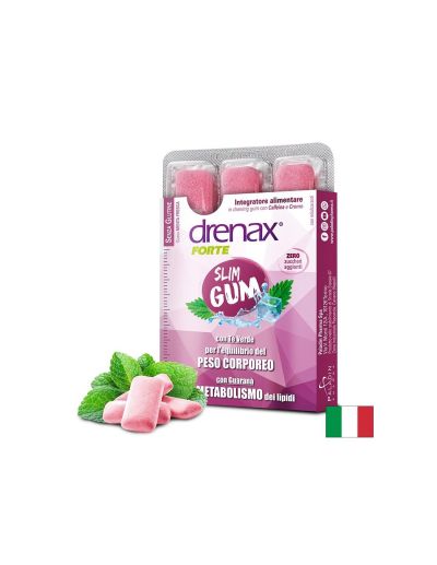 ДРЕНАКС ФОРТЕ Дъвки за отслабване със зелен чай х 9 ПАЛАДИН ФАРМА | Paladin Pharma Slim Gum