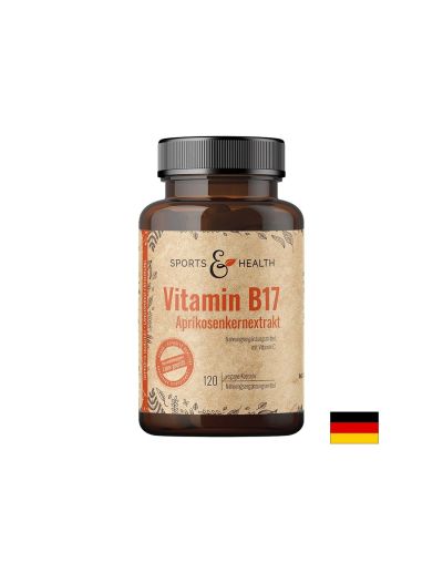 Витамин Б17 Амигдалин - Екстракт от кайсиеви ядки х 120 капсули Sports & Health Solutions | Vitamin B17