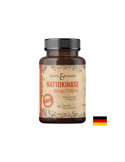Натокиназа 100 мг 2000 FU х 130 капсули Sports & Health Solutions | Nattokinase