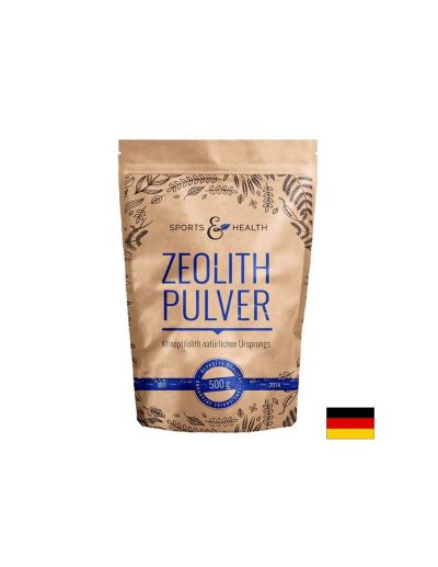 Зеолит клиноптилолит - естествен зеолит на прах 500 гр Sports & Health Solutions