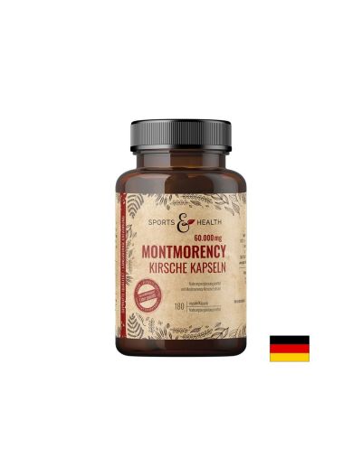 Вишна Монтморенси 600 мг х 180 капсули Sports & Health Solutions