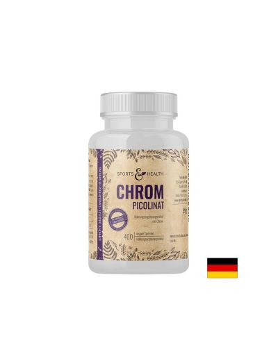 Хром пиколинат 200 мкг х 400 таблетки Sports & Health Solutions | Chromium
