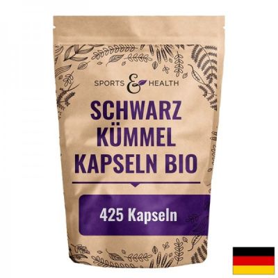 Черен кимион 500 мг х 425 капсули Sports & Health Solutions | Black Cumin