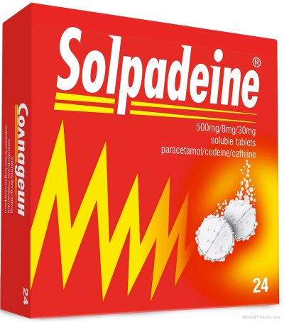 СОЛПАДЕИН х 24 разтворими таблетки (при болка) GLAXO