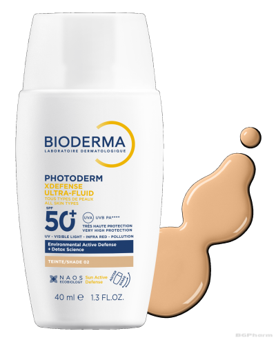 Биодерма ФОТОДЕРМ XDefense тониран ултрафлуид SPF50+ х 40 мл ( светъл ) | Photoderm Bioderma
