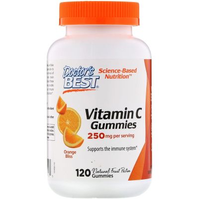 Витамин Ц 250 мг х 120 желирани таблетки ДОКТОР'С БЕСТ | Doctor's Best Vitamin C