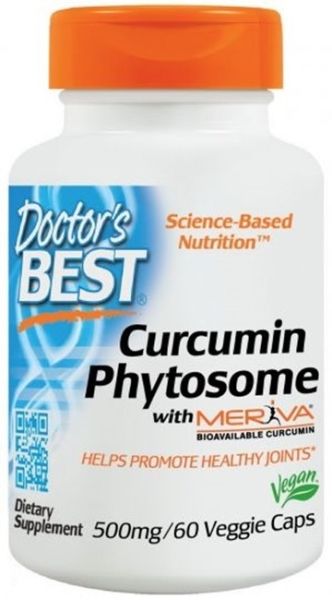 Куркумин Комплекс Фитозоми 500 мг х 60 капсули ДОКТОР'С БЕСТ | Doctor's Best