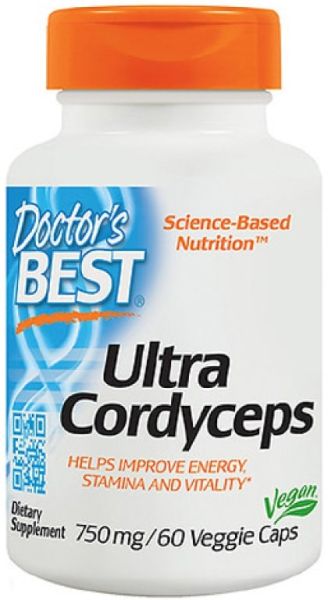 Ултра Кордицепс 750 мг х 60 капсули ДОКТОР'С БЕСТ | Doctor's Best