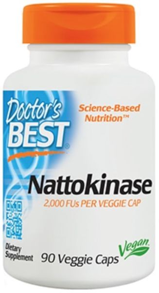 Натокиназа 2000 FU х 90 капсули ДОКТОР'С БЕСТ | Doctor's Best Nattokinase