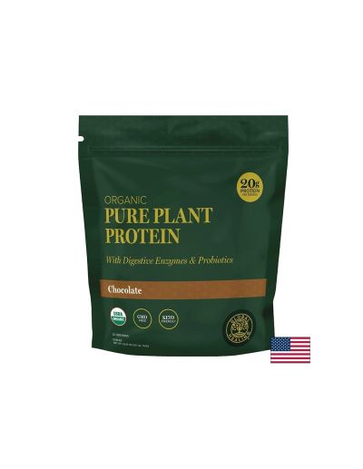 Растителен протеин ( нахут, грах, тиква, саша инчи, диня ) + храносмилатени ензими и пробиотици на прах 760 гр Global Healing