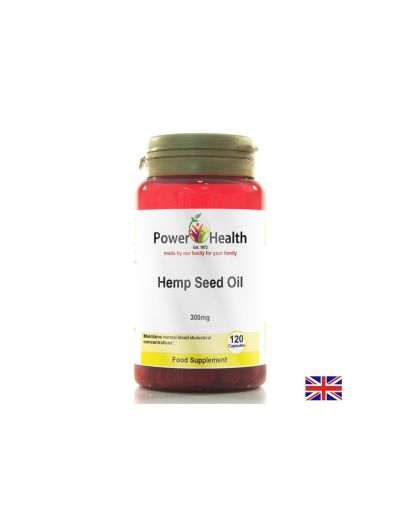 Конопено масло 300 мг х 120 капсули Power of Health