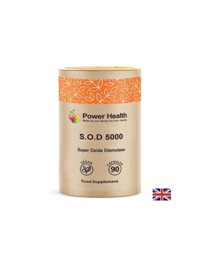 СОД Супероксид Дисмутаза - антиоксидантен ензим х 90 капсули Power of Health | SOD