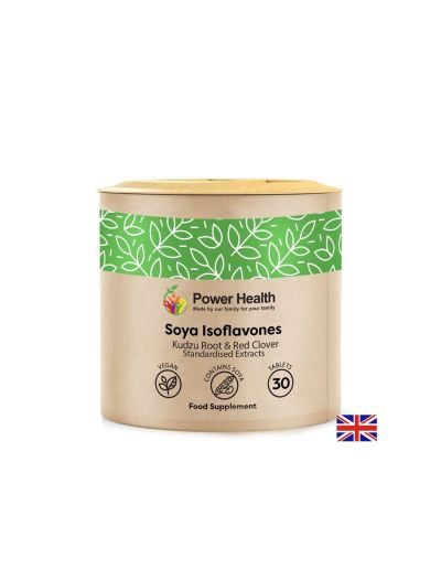 Изофлавони от соя, кудзу и червена детелина х 30 таблетки Power of Health | Soy, Kudzu & Red Clover