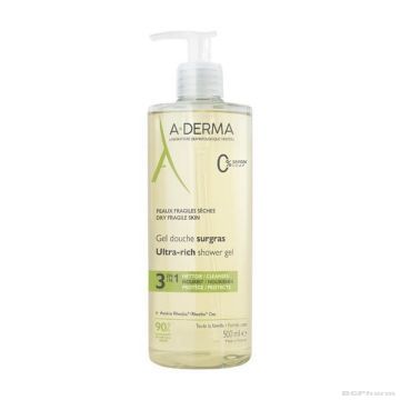 А-дерма свръхобогатен душ-гел за суха и проблемна кожа 500 мл | A-Derma