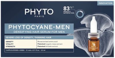 ФИТОЦИАН МЕН Ампули против косопад при мъже х 12 броя ФИТО | Phyto Phytocyane