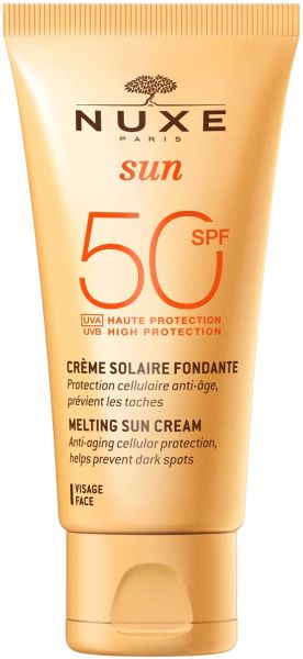 НУКС СЪН Деликатен слънцезащитен крем за лице SPF50 50 мл | NUXE Sun