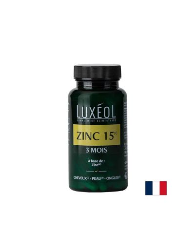 Цинк цитрат 15 мг х 90 капсули LUXEOL | Zinc Citrate