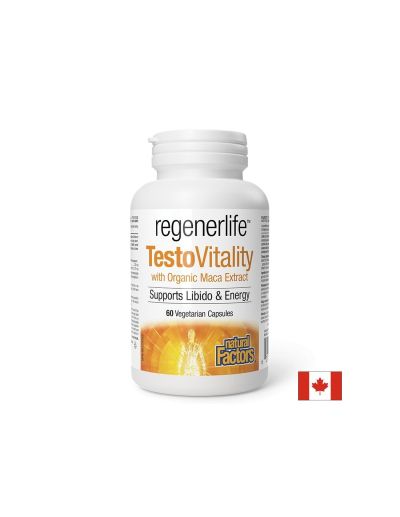 TestoVitality Regenerlife ™ Формула за мъже х 60 капсули Natural Factors