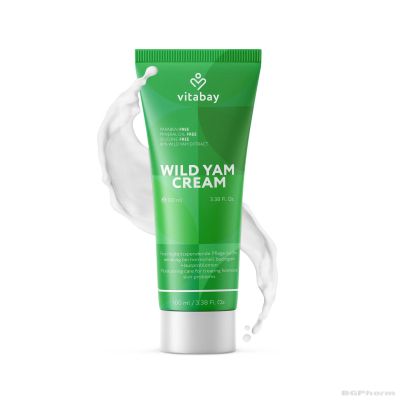 Крем с екстракт от див ям за лице и тяло х 100 мл Vitabay | Wild Yam Cream