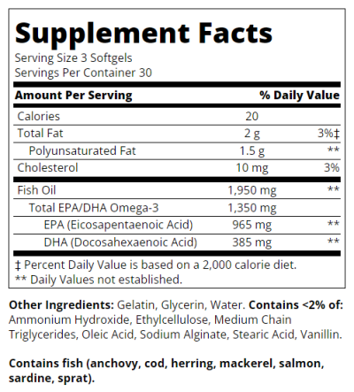 21st Century Омега 3 Рибено масло от Аляска х 90 капсули | Alaska Wild Fish Oil Mega Omega-3