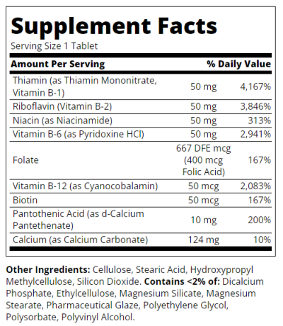 21st Century Витамин Б 50 Комплекс х 60 таблетки | B-50 Complex Prolonged Release
