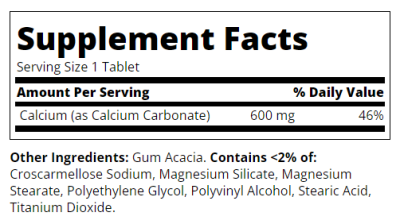 21st Century Калций 600 мг х 400 таблетки | Calcium