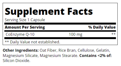 21st Century Коензим Q10 100 мг х 150 капсули | Coenzyme Q10