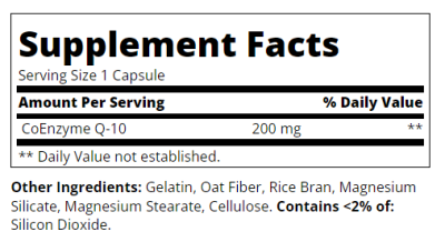 21st Century Коензим Q10 200 мг х 120 капсули | Coenzyme Q10