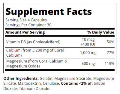 21st Century Корал Калций 1000 мг х 120 капсули | Coral Calcium