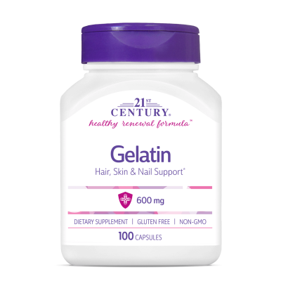 21st Century Желатин 600 мг х 100 капсули | Gelatin