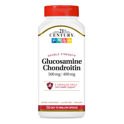 21st Century Глюкозамин + Хондроитин 500/400 мг х 150 капсули | Glucosamine Chondroitin