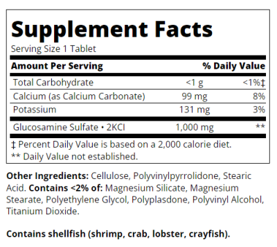 21st Century Глюкозамин 500 мг х 60 капсули | Glucosamine Relief