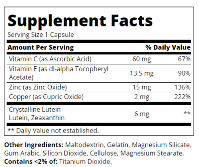 21st Century Формула за очи с лутеин и зеаксантин х 60 капсули | Healthy Eyes