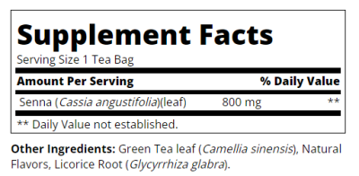 21st Century Чай за отслабване със сена и зелен чай х 24 пакетчета | Herbal Slimming Tea