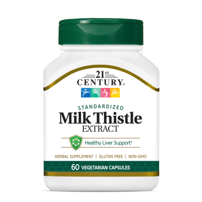 21st Century Бял трън ( Магарешки бодил ) екстракт х 60 капсули | Milk Thistle