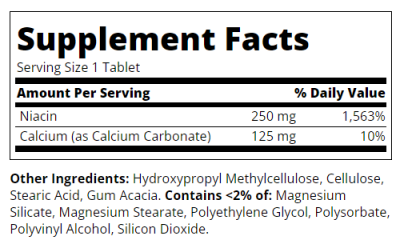 21st Century Ниацин 250 мг със забавено освобождаване х 110 таблетки | Niacin