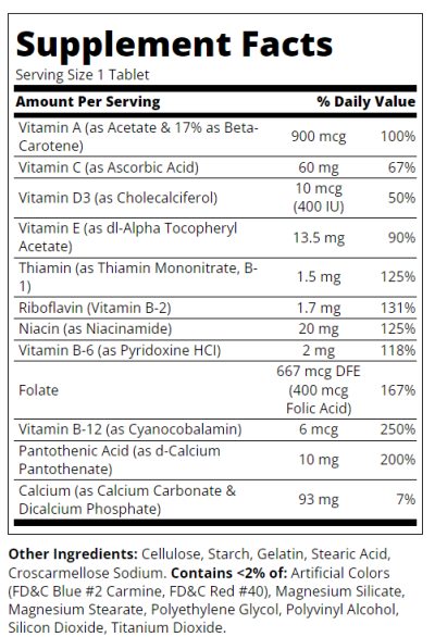 21st Century Мултивитамини за възрастни х 100 таблетки | One Daily Essential
