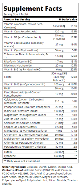 21st Century Sentry Мултивитамини и Мултиминерали за Мъже 50+ г х 100 таблетки