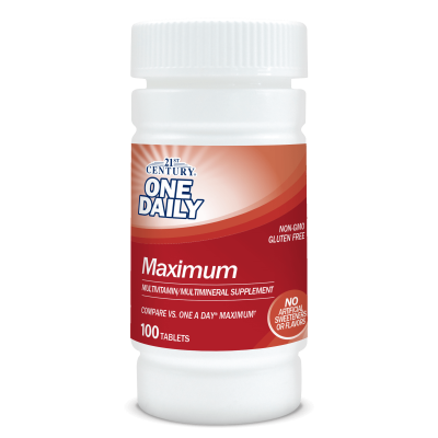 21st Century Ежедневни мултивитамини максимум х 100 таблетки | One Daily Maximum