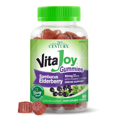 21st Century VitaJoy Самбукус 50 мг х 60 желирани таблетки | Sambucus Elderberry