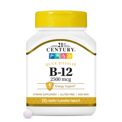 21st Century Витамин Б12 2500 мкг х 110 ородисперсни таблетки | Vitamin B12