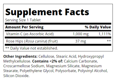21st Century Витамин Ц 1000 мг + шипка х 110 таблетки |  Vitamin C & Rose Hip