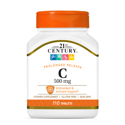 21st Century Витамин Ц 500 мг х 110 таблетки със забавено освобождаване | Vitamin C