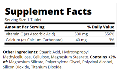 21st Century Витамин Ц 500 мг х 110 таблетки със забавено освобождаване | Vitamin C