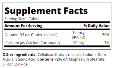 21st Century Витамин Д3 400 IU х 100 таблетки | Vitamin D3