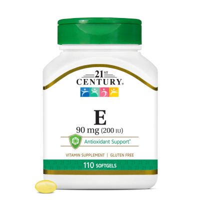 21st Century Витамин Е 200 IU х 110 меки капсули | Vitamin E