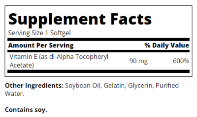 21st Century Витамин Е 200 IU х 110 меки капсули | Vitamin E